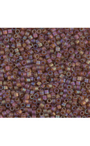 Miyuki delica beads 10/0 - Matted light brown ab DBM-853